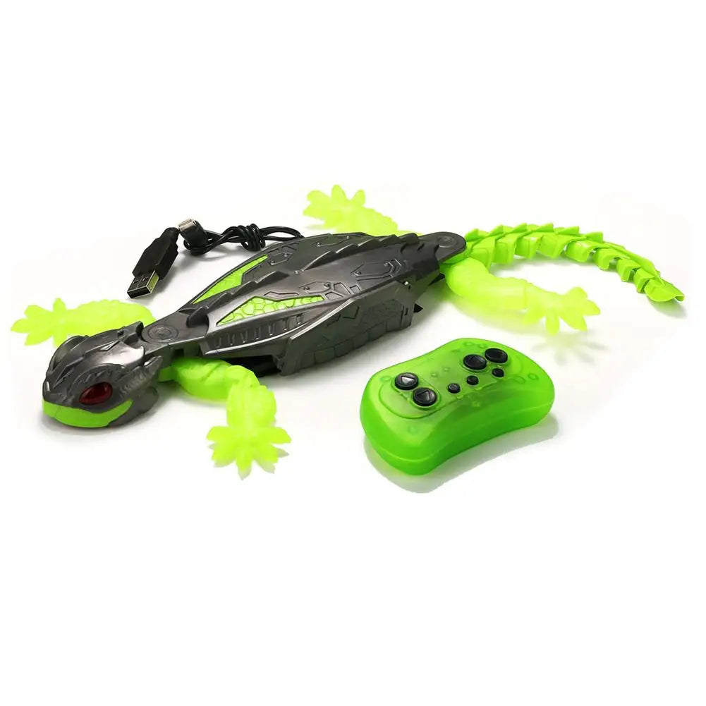 Wall Climbing RC Gecko Toy Electric Remote Control Lizard Wall Climbing Car Gecko Animal Car Children'S Halloween Toys